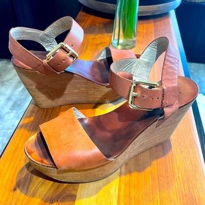 Michael Kors platform wedges